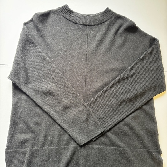 Talbots Sweater 100% Merino Wool Black Long Sleeve Shirt Top Soft Sz XL - Picture 10 of 15